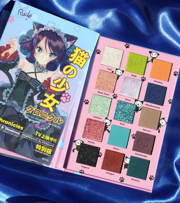 Cat Girl Chronicles | MANGA PALETTE RUDE COSMETICS Rude Cosmetics Cat Girl Chronicles | MANGA PALETTE -Wicked Lashes shop cat girl chronicles manga palette 4 ed8b9a60 6ea2 4bf0 b6bf