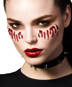 FRIGHT FEST Halloween Blood Tears [Glitter] | FACE STICKER -Wicked Lashes shop fright fest blood tears glitter face sticker 4 73f41e81 6df0 422f 9d42 da19eae4da6c 700x700