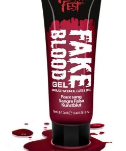 FRIGHT FEST Halloween Dark Red | FAKE BLOOD [50ml] -Wicked Lashes shop fright fest dark red fake blood 50ml 3 700x700
