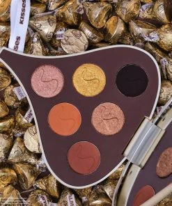 Hershey's Kisses X Glamlite Milk Chocolate W/Almonds | PALETTE -Wicked Lashes shop glamlite hersheys kisses x glamlite milk chocolate with almonds palette 3 b6091be9 c51f 4b2d b7d1 a6ee34bf1e49 700x700