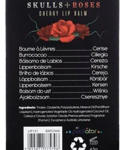 HOMEWARES Skulls & Roses [Cherry] | LIP BALM -Wicked Lashes shop homewares skulls roses cherry lip balm 5 4cee4d19 aaa6 4124 89b5 e18c21759a2d 700x700