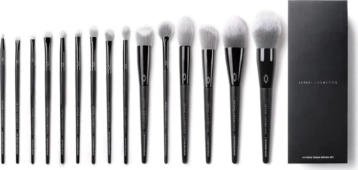 LETHAL COSMETICS Lethal Cosmetics 15 Piece | VEGAN BRUSH SET 1 LETHAL COSMETICS Lethal Cosmetics 15 Piece | VEGAN BRUSH SET