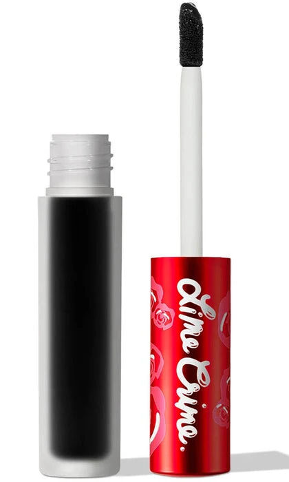 Black Velvet | VELVETINES LIQUID LIPSTICK LIME CRIME Fetish Black Velvet | VELVETINES LIQUID LIPSTICK -Wicked Lashes shop lime crime black velvet velvetines liquid lipstick