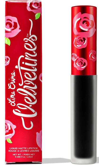 Black Velvet | VELVETINES LIQUID LIPSTICK LIME CRIME Fetish Black Velvet | VELVETINES LIQUID LIPSTICK -Wicked Lashes shop lime crime black velvet velvetines liquid lipstick