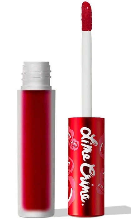 Red Rose | VELVETINES LIQUID LIPSTICK LIME CRIME Fetish Red Rose | VELVETINES LIQUID LIPSTICK -Wicked Lashes shop lime crime red rose velvetines liquid lipstick