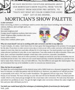 LUNATICK COSMETIC LABS Lunatick Morticians Show | COLOUR CORRECTING PALETTE -Wicked Lashes shop lunatick cosmetic labs morticians show colour correcting palette 9 0c72241b 69e6 447b a471 b5df9d6673f6 700x700