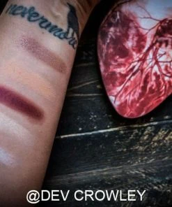 LUNATICK COSMETIC LABS The Nightmare Before Christmas Take My Heart | ANATOMICAL EYESHADOW PALETTE -Wicked Lashes shop lunatick cosmetic labs take my heart anatomical eyeshadow palette 13 700x700