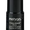 MEHRON MAKEUP Halloween Black | CREAMBLEND STICK