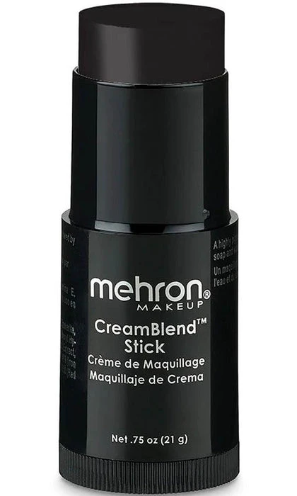 Black | CREAMBLEND STICK MEHRON MAKEUP Halloween Black | CREAMBLEND STICK -Wicked Lashes shop mehron makeup black creamblend stick 374fae86 f195 43be 8166
