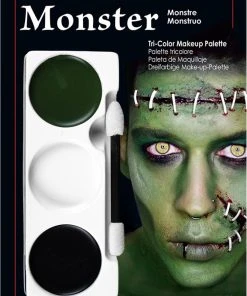 MEHRON MAKEUP Cosplay Monster | TRI-COLOUR CHARACTER MAKEUP PALETTE
