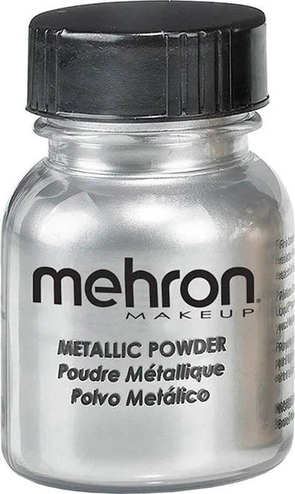 Silver | METALLIC POWDER MEHRON MAKEUP Mehron Silver | METALLIC POWDER -Wicked Lashes shop mehron makeup silver metalic powder