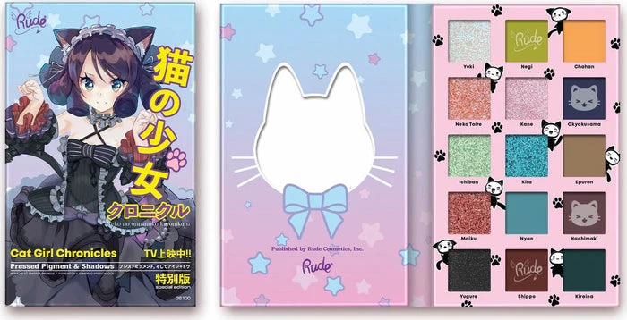 Cat Girl Chronicles | MANGA PALETTE RUDE COSMETICS Rude Cosmetics Cat Girl Chronicles | MANGA PALETTE -Wicked Lashes shop rude cosmetics cat girl chronicles manga palette 1 89a5d356 c56f 49f0 9362