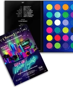 RUDE COSMETICS The Nightmare Before Christmas City Of Neon Lights | EYESHADOW PALETTE