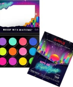 RUDE COSMETICS Pastel Goth City Of Pastel Lights | PIGMENT & EYESHADOW PALETTE