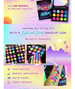RUDE COSMETICS Pastel Goth City Of Pastel Lights | PIGMENT & EYESHADOW PALETTE 3 RUDE COSMETICS Pastel Goth City Of Pastel Lights | PIGMENT & EYESHADOW PALETTE -Wicked Lashes shop rude cosmetics city of pastel lights pigment eyeshadow palette 3 700x700
