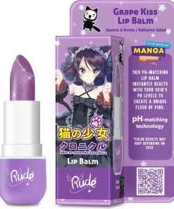RUDE COSMETICS Anime & Manga Grape Kiss | LIP BALM
