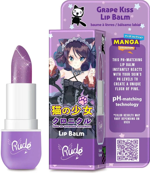Grape Kiss | LIP BALM RUDE COSMETICS Anime & Manga Grape Kiss | LIP BALM -Wicked Lashes shop rude cosmetics grape kiss lip balm 1 1c8af249 d2fe 4d21 b65a
