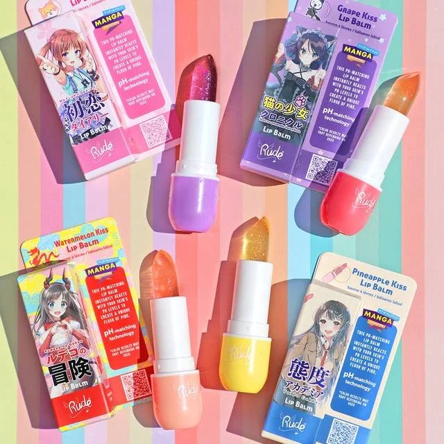 Grape Kiss | LIP BALM RUDE COSMETICS Anime & Manga Grape Kiss | LIP BALM -Wicked Lashes shop rude cosmetics grape kiss lip balm 4 f68fb2d4 698c 43e4 a48a