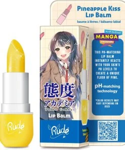 RUDE COSMETICS Anime & Manga Pineapple Kiss | LIP BALM