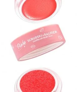 RUDE COSMETICS Rude Cosmetics Scrubski & Balmer [Juicy Peach] | LIP SCRUB