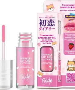 RUDE COSMETICS Rude Cosmetics Manga [Strawberry] | SPARKLE LIP OIL