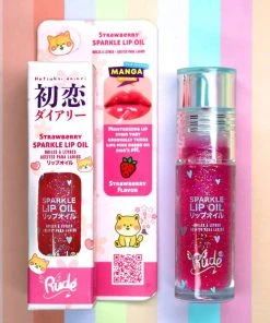 RUDE COSMETICS Rude Cosmetics Manga [Strawberry] | SPARKLE LIP OIL -Wicked Lashes shop rude cosmetics strawberry sparkle lip oil 2 d85fb9d5 1c21 406f 89c4 cc985fcdbe07 700x700