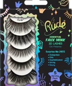 RUDE COSMETICS Rude Cosmetics Surprise Me | ESSENTIAL 3D LASHES [5 VARIETY PACK]