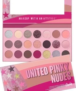 RUDE COSMETICS Rude Cosmetics United Pinky Nudes | 21 PRESSED PIGMENT & SHADOWS PALETTE